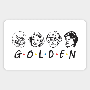 GOLDEN - friends Magnet